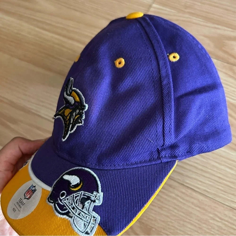 NEW Minnesota Vikings Team NFL Hat Youth OS